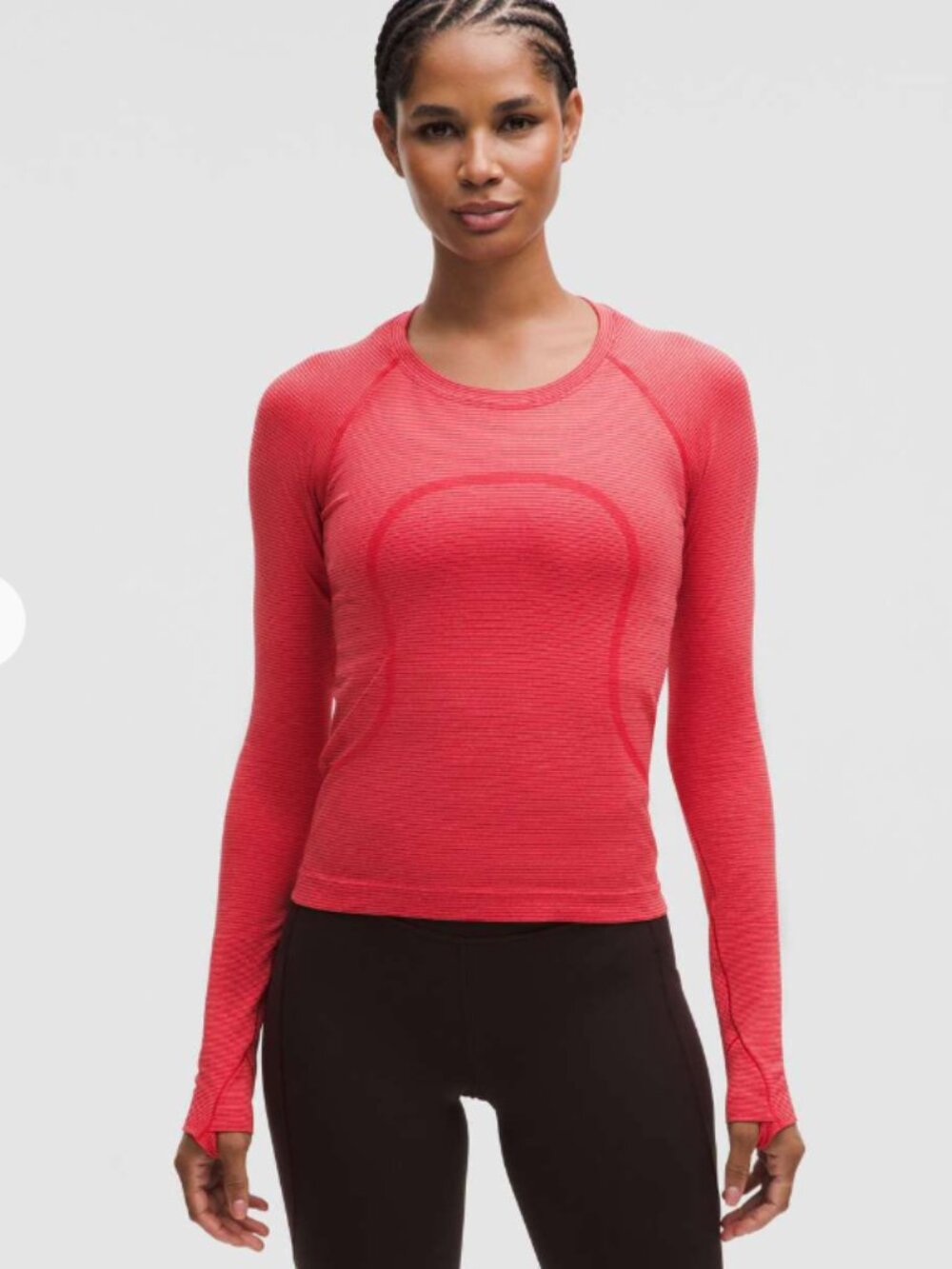 Lululemon Swiftly Tech Long Sleeve Shirt in Lulu Red 6